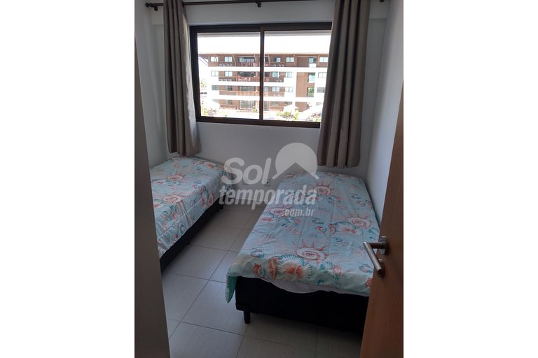 Two bedroom apartment, Beira Mar, 6 people