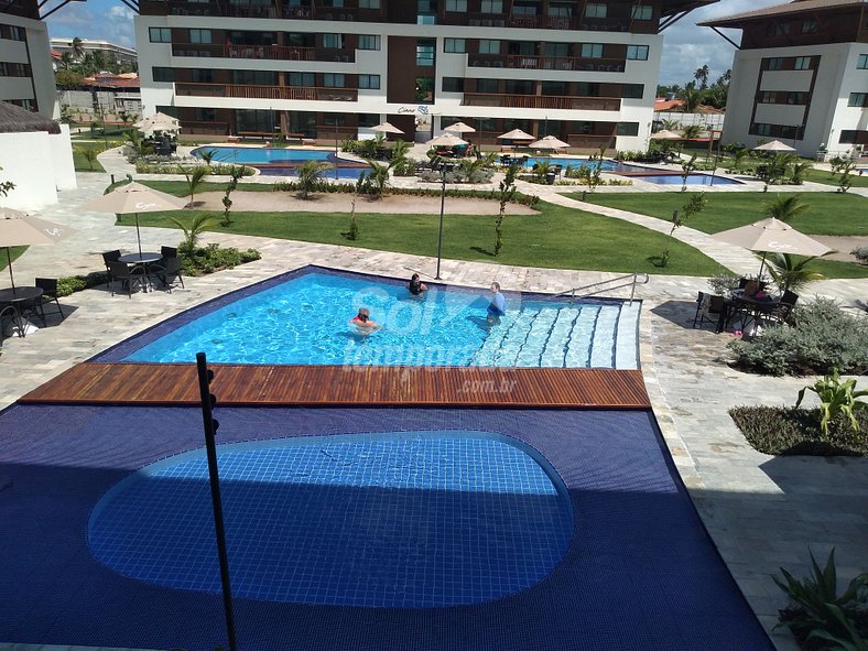 Two bedroom apartment, Beira Mar, 6 people